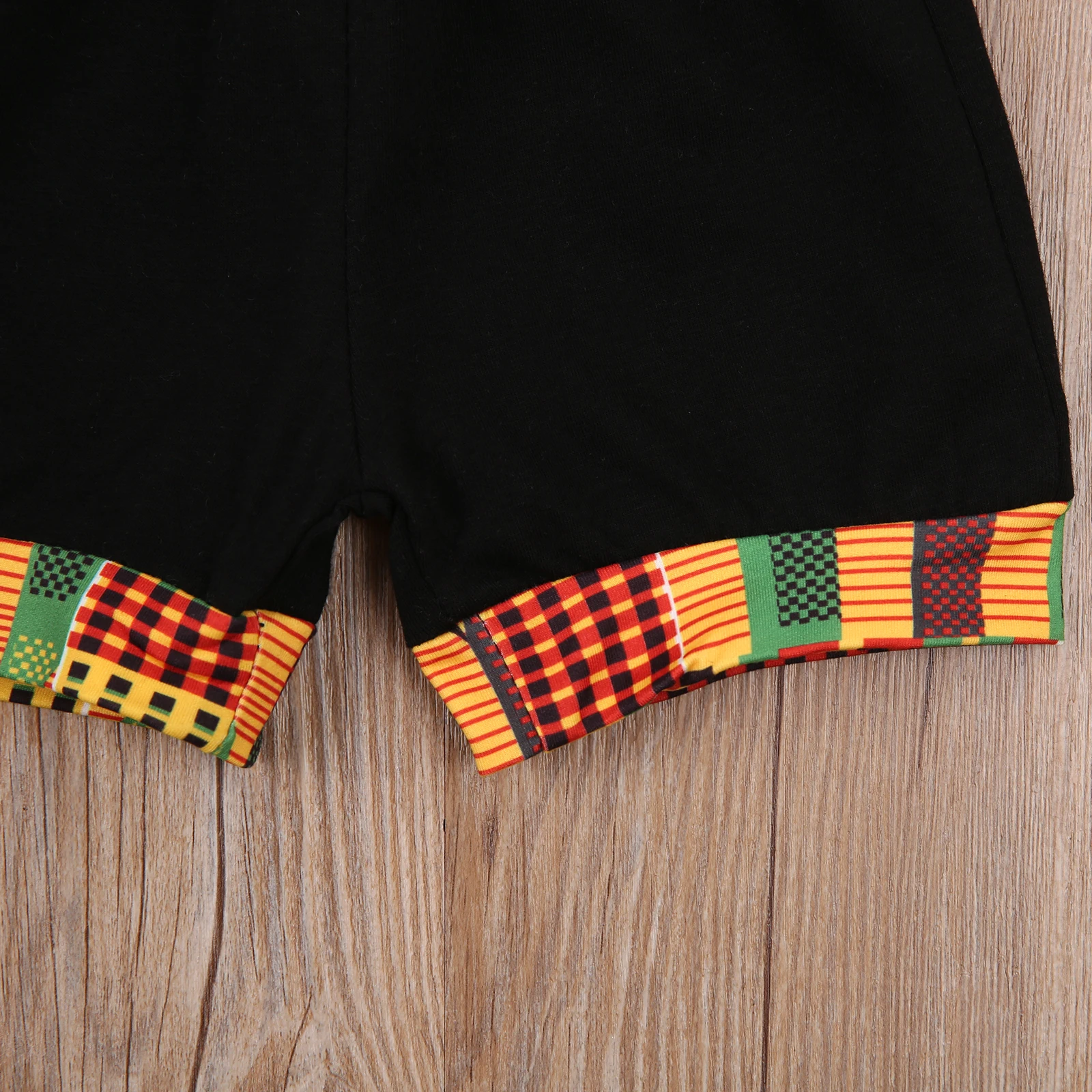 0-24M Little Men Print Two-pieces Outfits Toddler Baby Infant Boy's O-neck Sleeveless Rainbow Striped Tops High Waist Shorts Set |