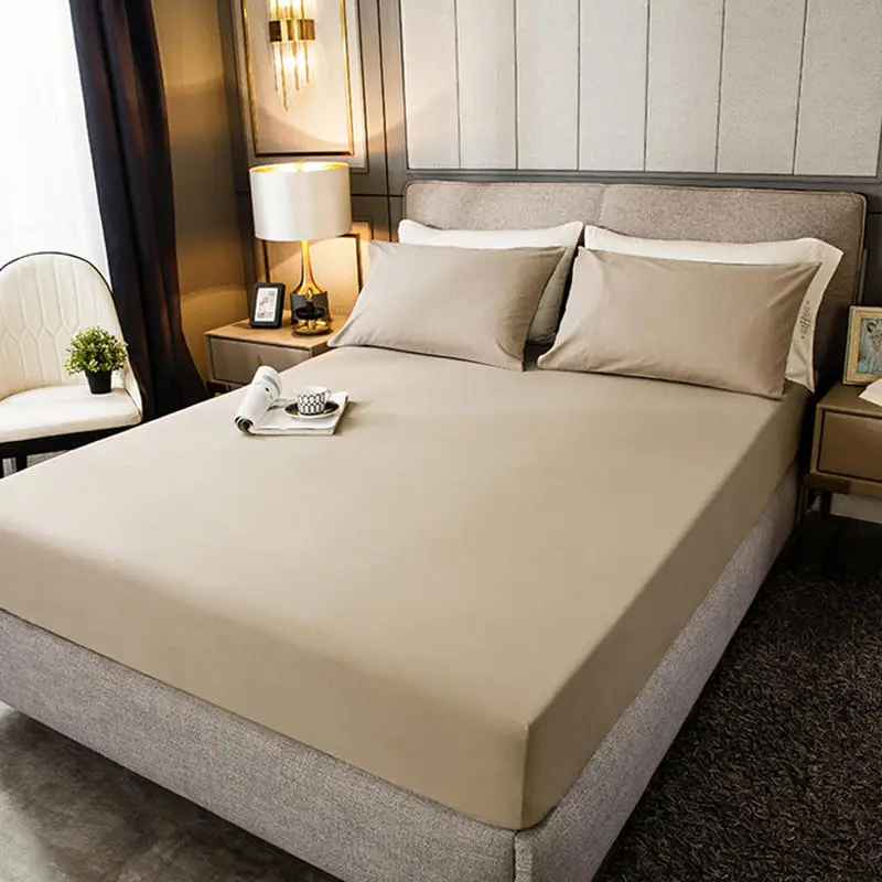 1 шт. постельное белье простыня однотонная одинарная/двойная/Королевский размер