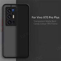 for cover vivo x70 pro plus case for vivo x70 pro plus capas bumper matte shockproof translucent case for vivo x70 pro plus case