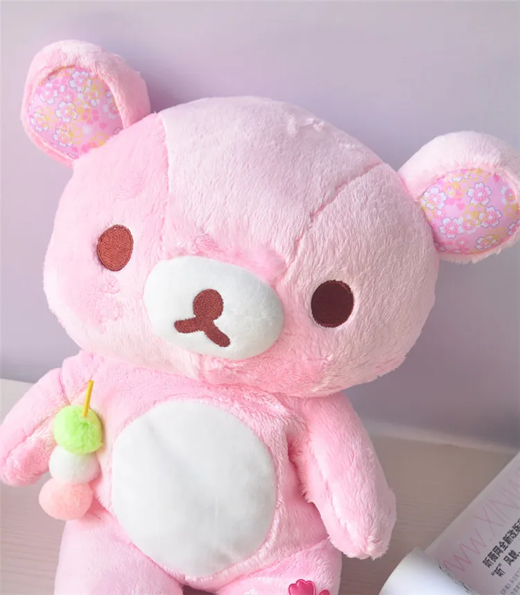 28 см Kawaii Sakura розовый медведь плюшевые игрушки Rilakkuma медведи кукла мягкий животные