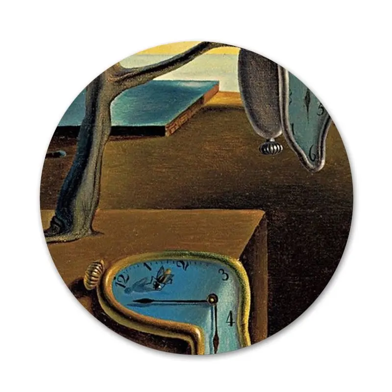 

Salvador Dali Badge Brooch Pin Accessories For Clothes Backpack Decoration gift