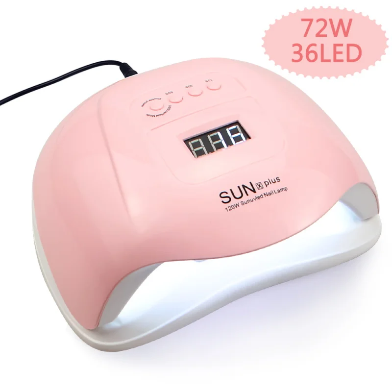 

72W/36W Professional UV Lamp 36/18 LED Nail Lamp Nail Dryer With Smart Motion Sensor Timer To Curing All Gel Nail Polish