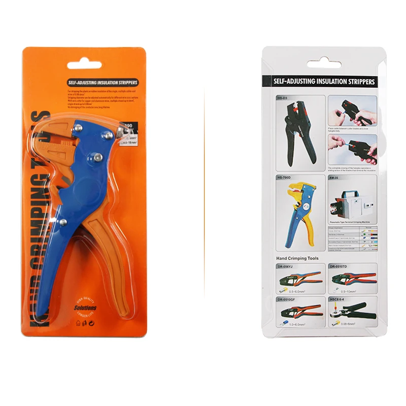 

HS-700D Self-adjusting Insulation Wire Stripper Cutter Mini Hand Tool Wire Stripper Pliers ClampElectrician Multitool