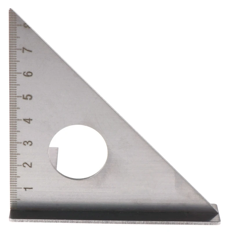 Деревообрабатывающая линейка квадратная планка торцовочный треугольник 45 ° 90