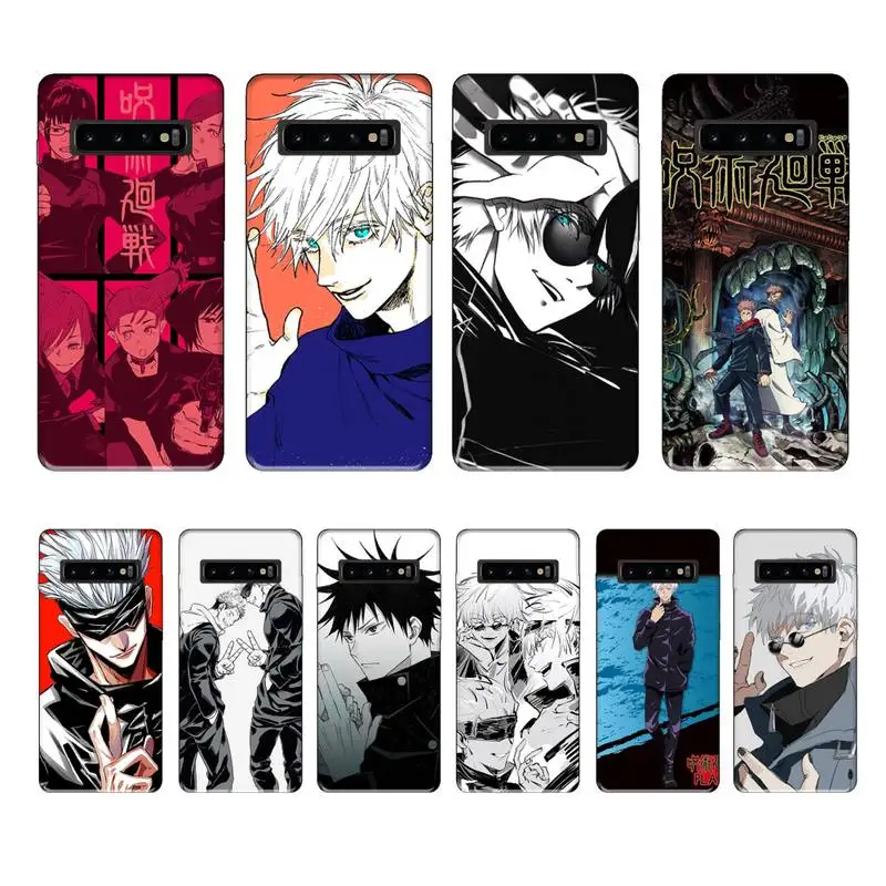 

Anime Jujutsu Kaisen Boy Fundas Etui for Samsung Galaxy A71 A50 A51 A70 A40 A21S A20E A10 Case Note 8 9 10 Cases Cover