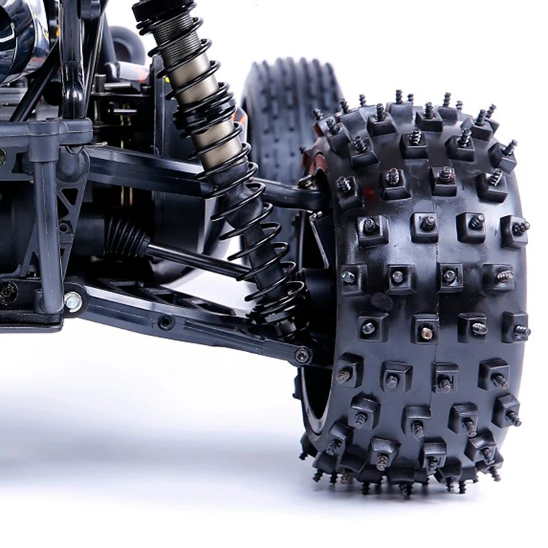 

Road Tire with Wheel Hub Set for 1/5 Hpi Rovan Km for Baja 5B SS 5B Wasteland Off-Road Tires Ice and Snow Roads