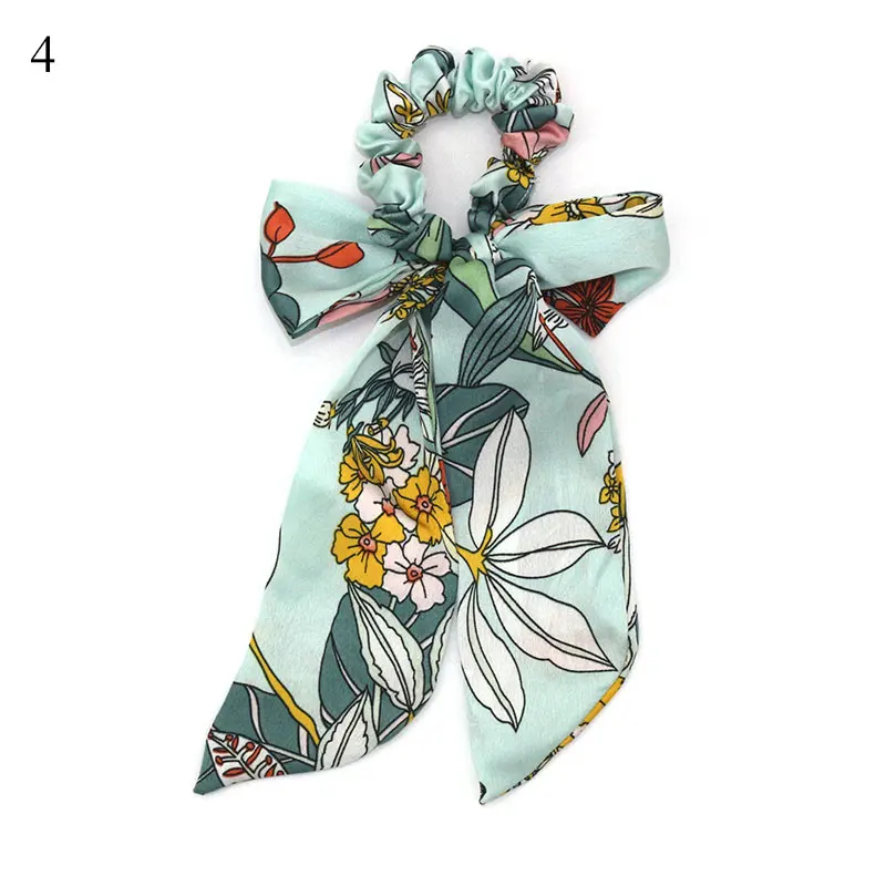 Женская резинка для волос с цветочным принтом 1 шт.| |
