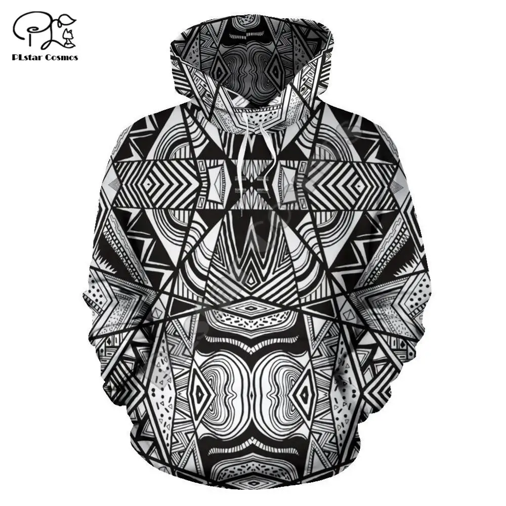 PLstar Cosmos 3DPrint Kanaka Polynesian Tribal татуировки Новая мода Мужская/женская унисекс Harajuku