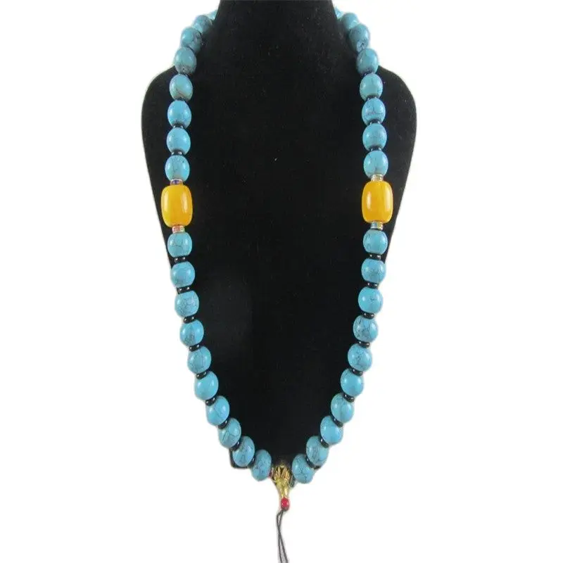

China Pretty Ancient Times Exquisite Hand-Crafted Turquoise Necklace