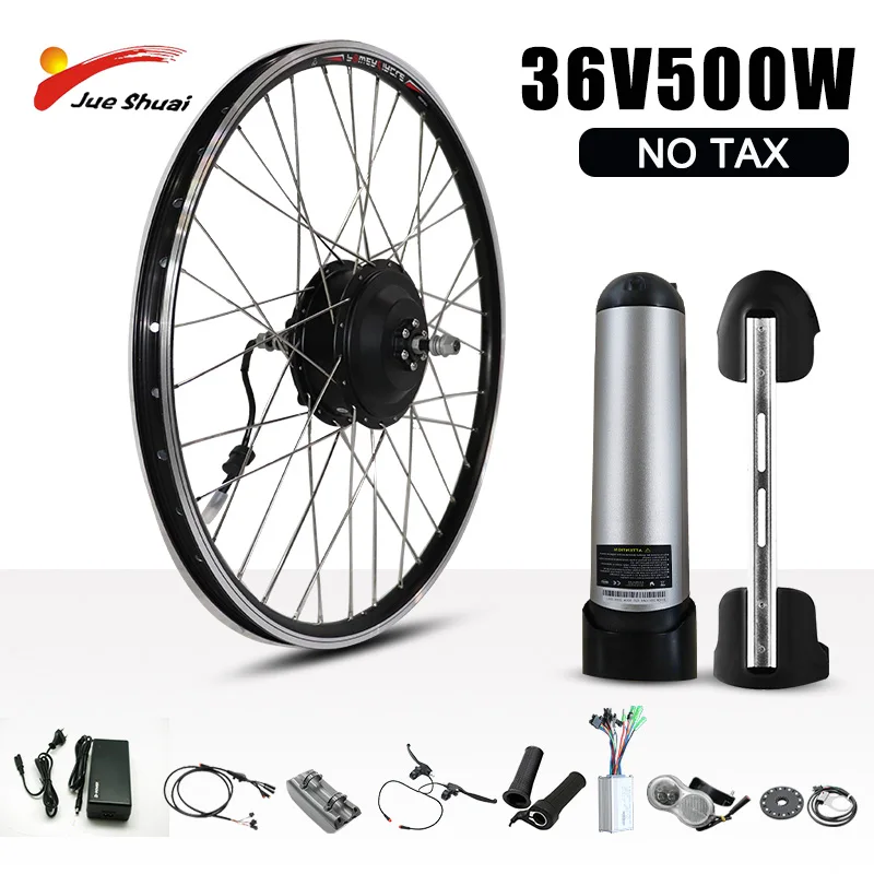 Günstig 500W Ebike Conversion Kit Mit Batterie 36V 10ah 20