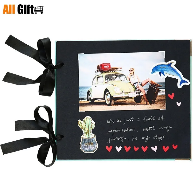 

Hot Selling Large Capacity Loose-Leaf DIY Handmade Photo Album Lover Baby Scrapbooking Craft Photo Albums Family Memory Record