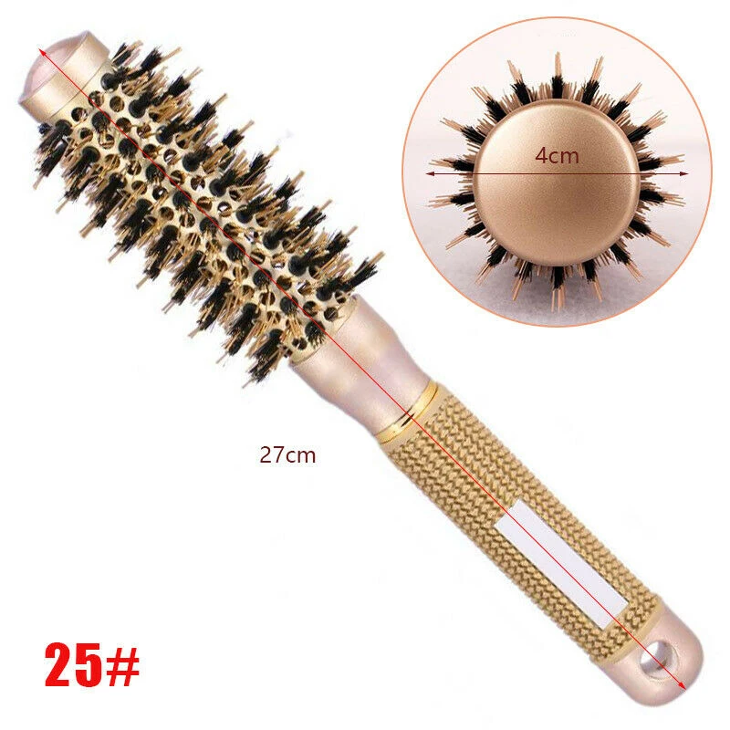 

Salon Hairdressing Round Comb Nano Thermal Ceramic Ionic Hairbrush Styling Hair Brush For Straightening Curls Waves