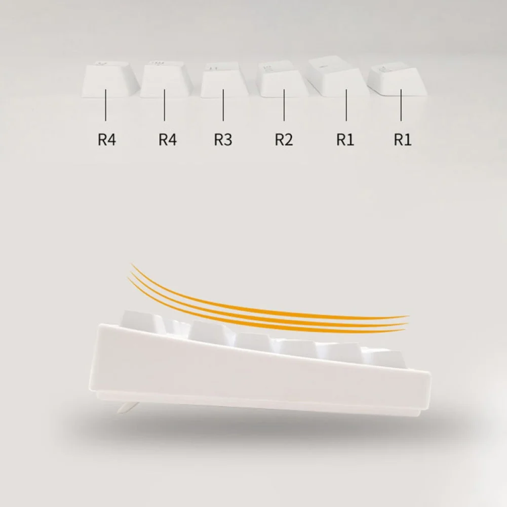 

104Pcs/Set ABS Universal Backlit Key Cap Keycaps for Cherry Mechanical Keyboard Computer Peripherals for Cherry/Kailh/Gateron