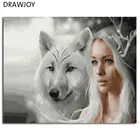 Набор для рисования по номерам на холсте, с рамой