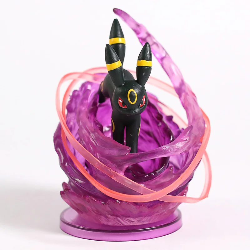 Анимированный Монстр Flareon Jolteon Umbreon Espeon Jigglypuff eeevee Vulpix Cubone Litten Absol Rowlet Фигурки игрушки 6 шт./компл