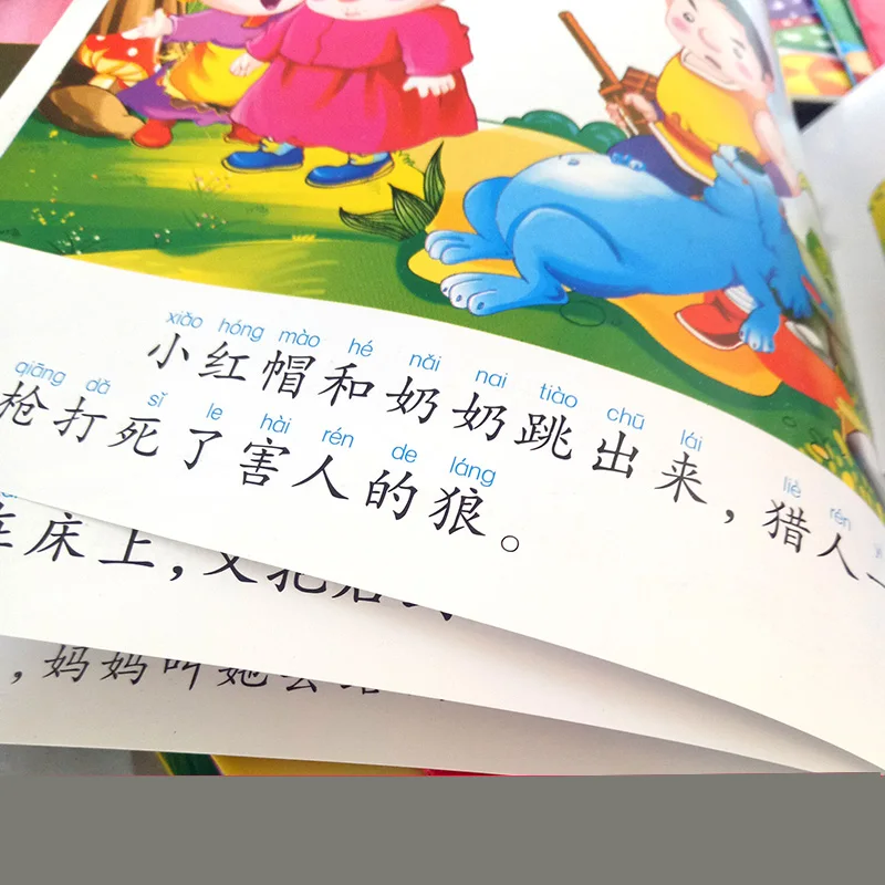 

Random 20Pcs/Set Parent Child Fairy Tale Story Book Chinese and English Bedtime Story Book Kids Early Educational Books