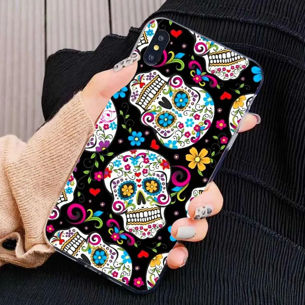 Для Samsung Galaxy S6 S10E S10 Edge Lite Plus Core Grand Prime Alpha J1 mini Skull игральная карта Сексуальная