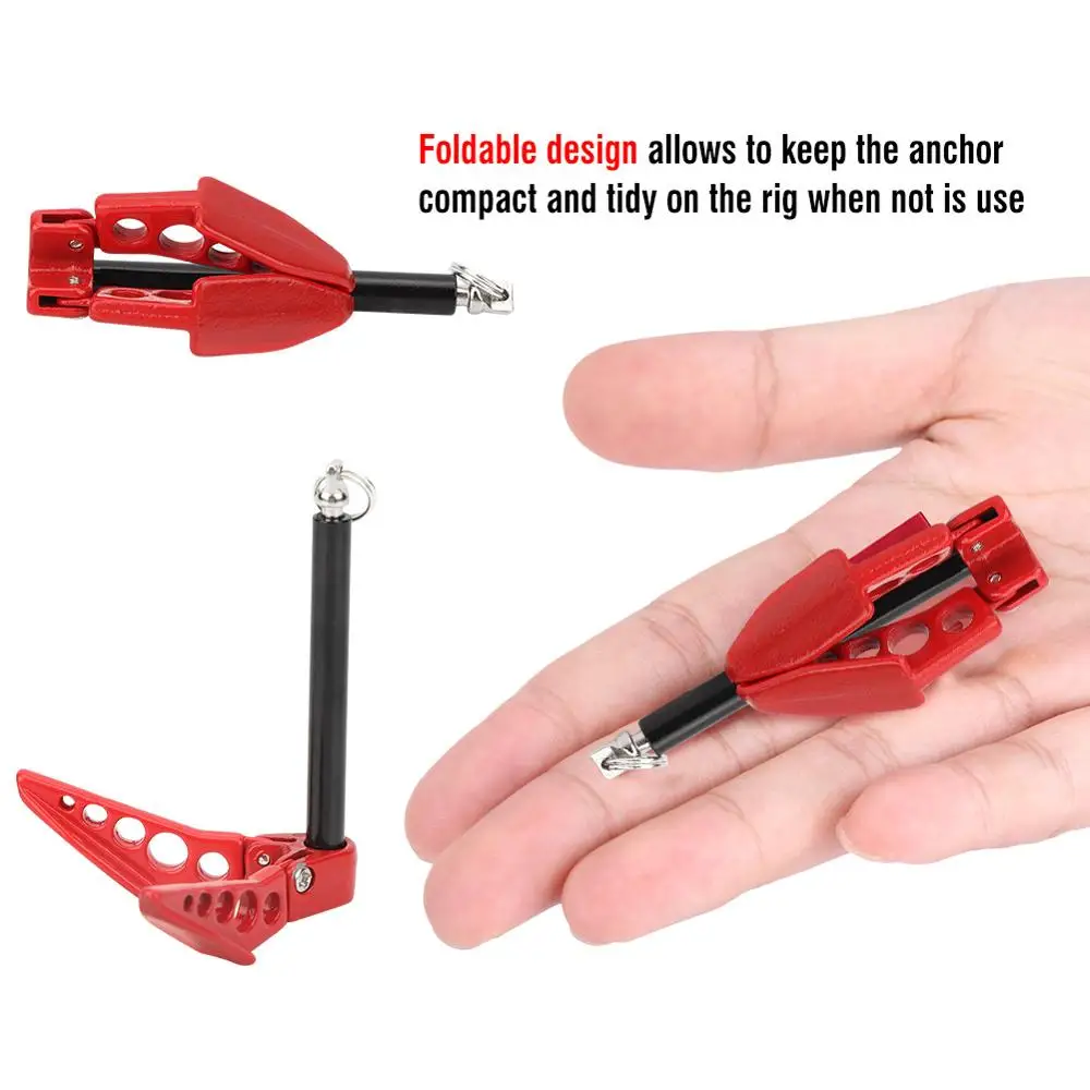 Якорная лебедка на радиоуправлении 1/10 металлическая Лебедка для гусеничного