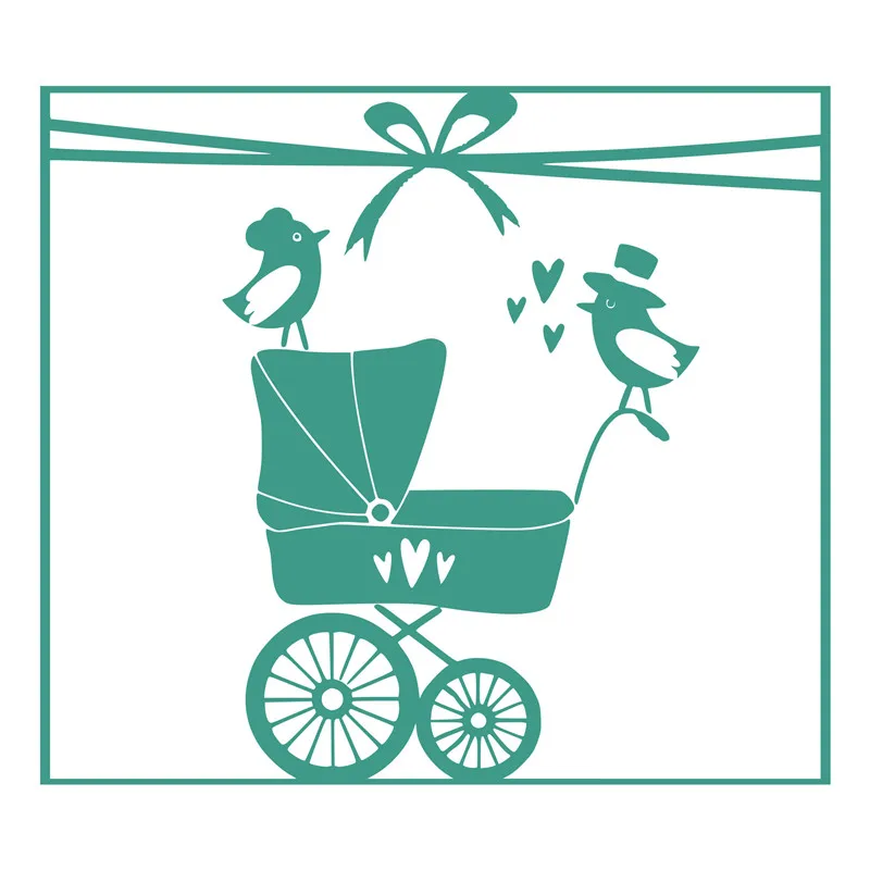 Eastshape ремесла металлические стальные Вырубные штампы новейшая детская тележка