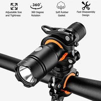 flashlight mount holder universal bicycle bike led light flashlight torch mount holder 360%c2%b0 rotation cycling clip clamp