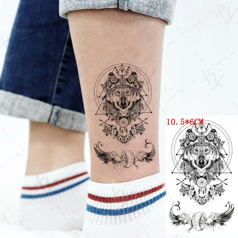 Водостойкая временная татуировка наклейка Искусственное перо рандомные