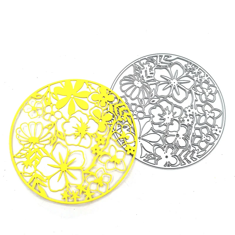 Julyarts круглые металлические пресс-формы Трафарет поздравительная открытка