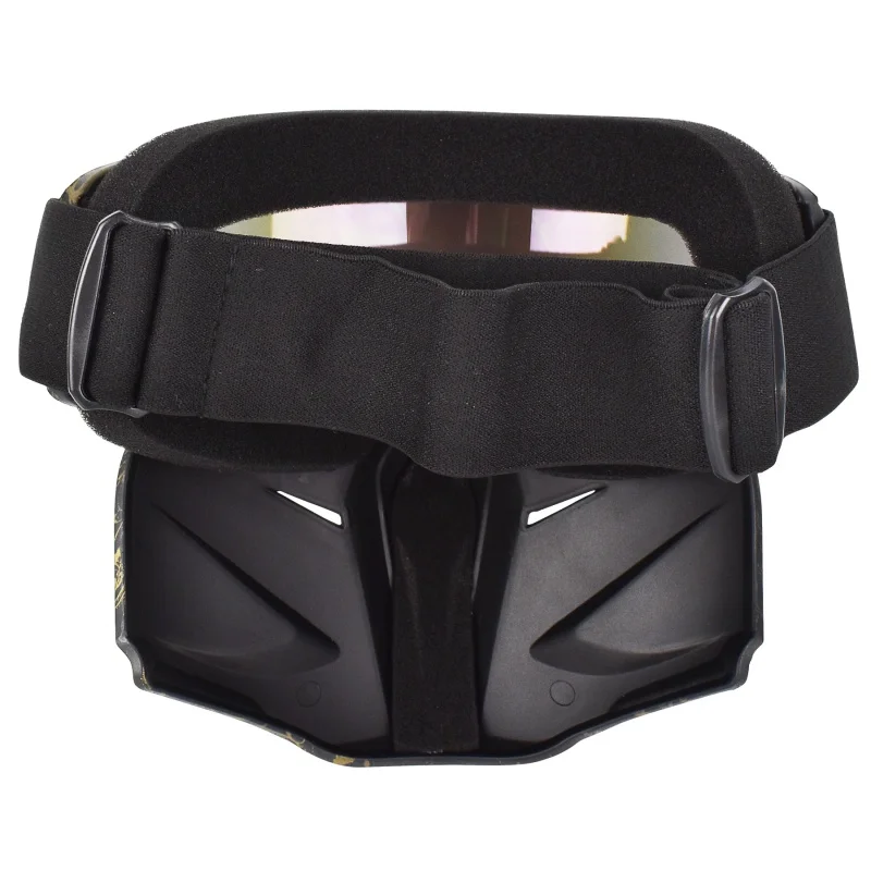 Practical Motorcycle Tactical Goggles Mask Wind Dust Proof Outdoor Sports Equipment Double Foam | Спорт и развлечения