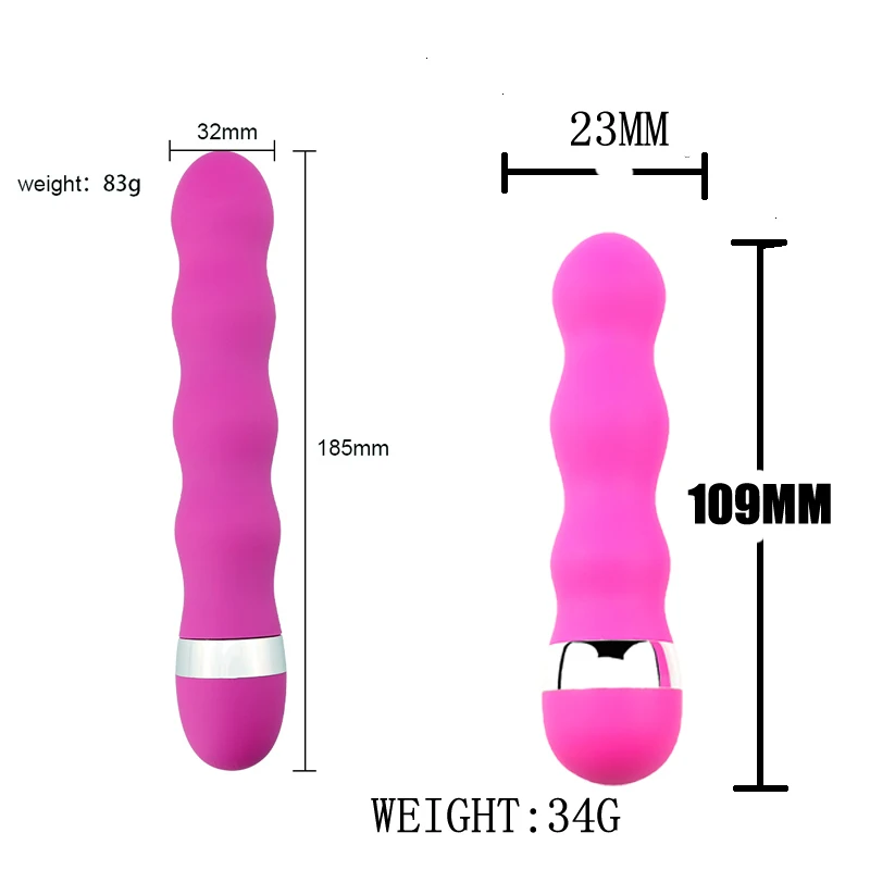 Дилдо Анальный Вибратор Интимные Игрушки для женщин AV палочка с винтовой резьбой