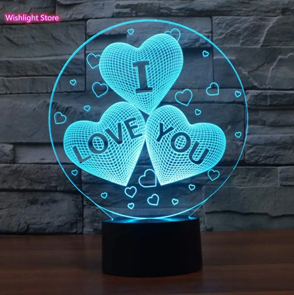 

Lovely Cloud Star Moon LED 3D Light Night Light Kids Gift Toy for Baby Children Bedroom Tolilet Lamp Decoration Indoor Lighting