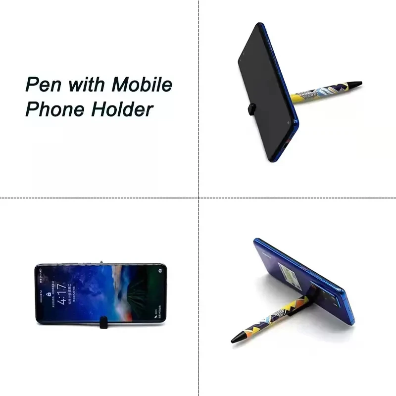 sublimation blank ballpoint pen ballpen shrink warp phone stand pens promotion school office writing supplies free global shipping