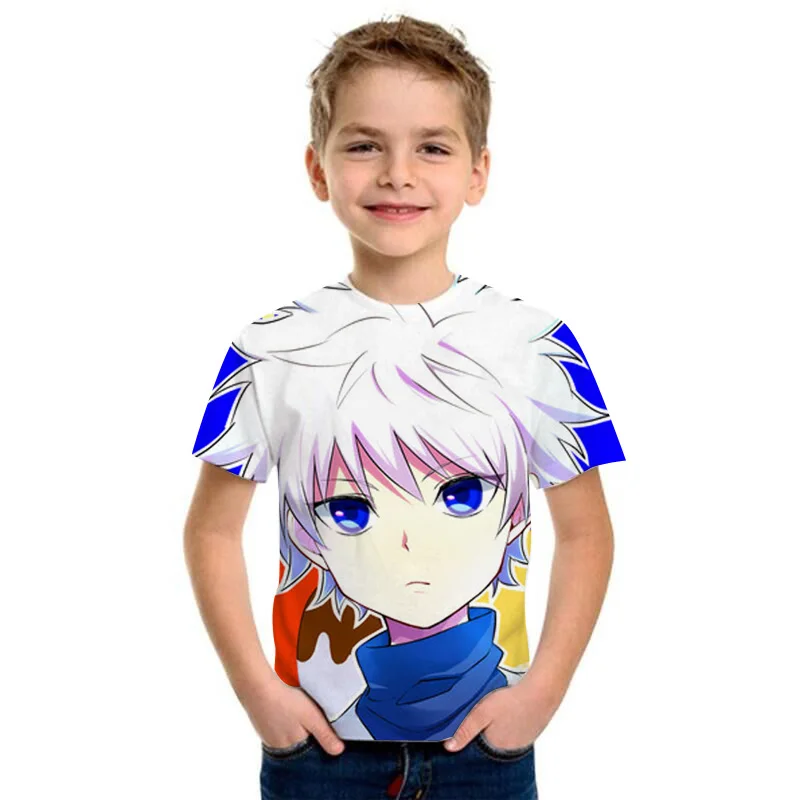 

Cartoon Hunter x Hunter 3D T Shirts Casual Boy girl Kids Fashion Streetwear T-shirt Children Harajuku Funny Anime Clothes Tees
