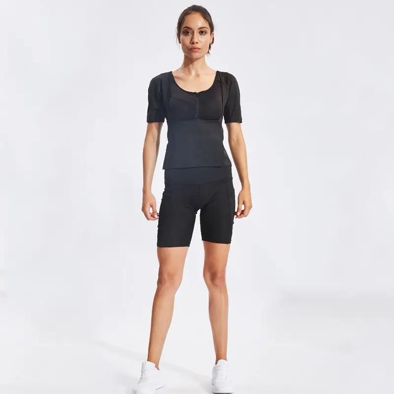 Быстросохнущая рубашка для йоги женские спортивные топы с коротким рукавом