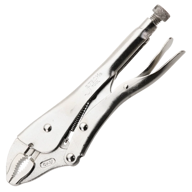 

CRV Locking Pliers Curved Jaw Round Nose Pliers Round Edge With Blade Quick Release Clamp For Auto Home Repair Welding Tool