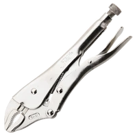crv locking pliers curved jaw round nose pliers round edge with blade quick release clamp for auto home repair welding tool