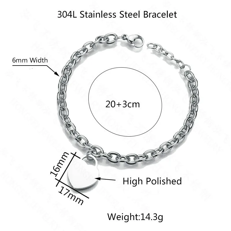 Браслеты-цепочки из нержавеющей стали в винтажном стиле ювелирные украшения для