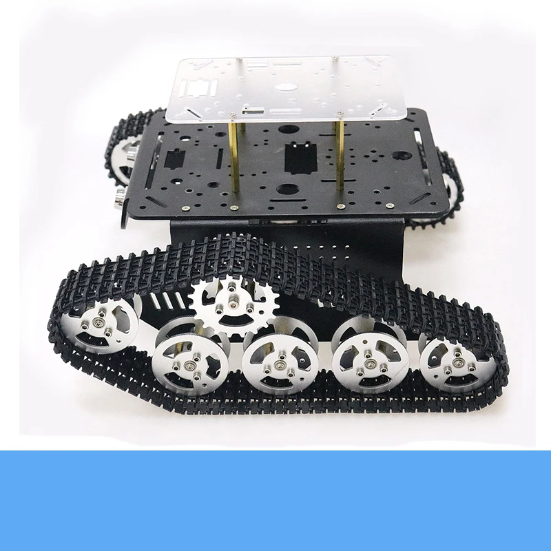 Металлический гусеничный радиоуправляемый робот T300 набор шасси с высоким