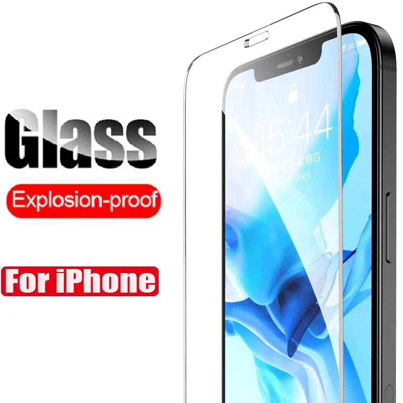 

10D Protective On the For iPhone 7 8 6 6s Plus X Screen Protector For iPhone 11 12 13 Pro X XR XS MAX SE 5 5s