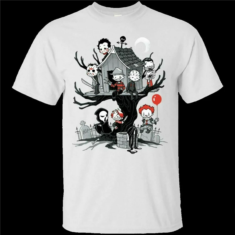 Футболка Парк ужасов на Хеллоуин ужас Майкл Майерс Джейсон Фредди это Чаки