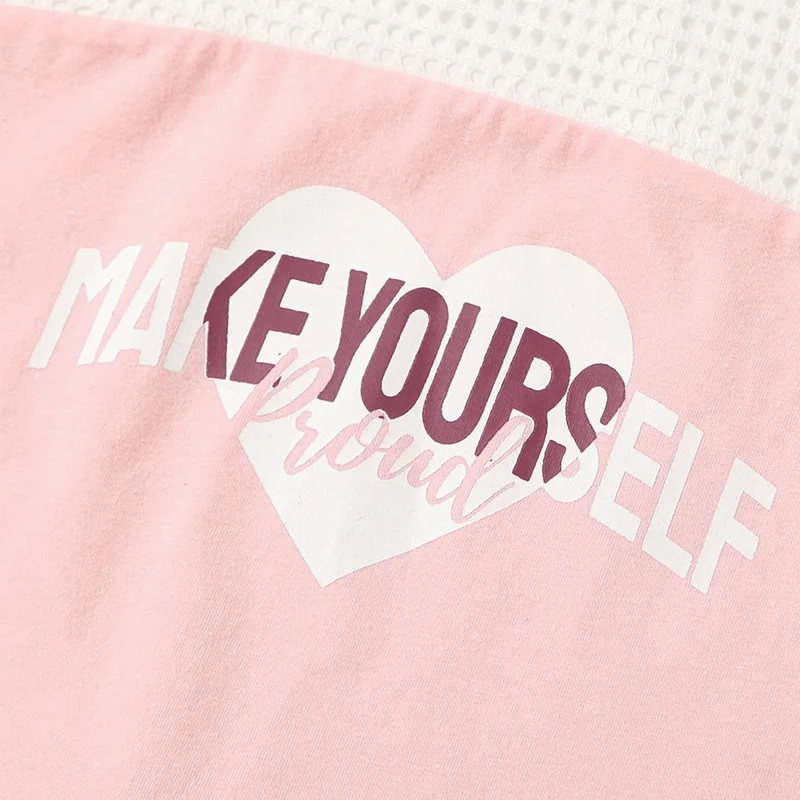 

New Baby Girl Clothes Suit Summer Children's Short-sleeved Letter Vest Top + Shorts Set Children's Outfits For 1-6Y Kids