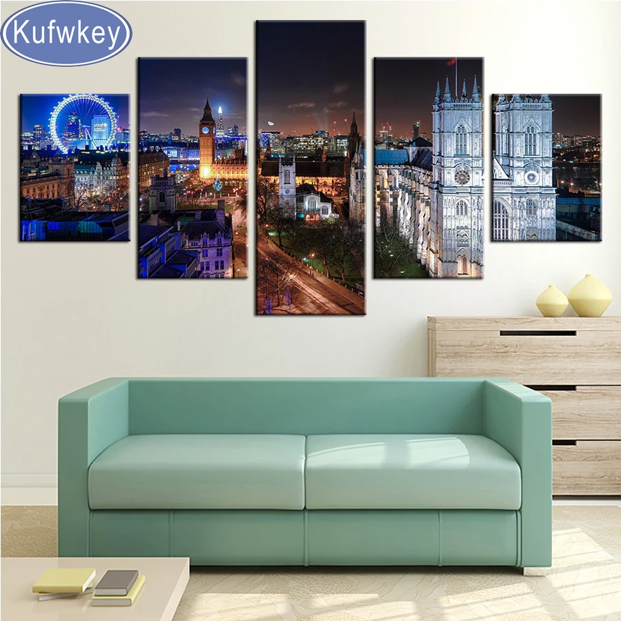 

5pcs/set,Photo custom,Full square diy Diamond Painting Las Vegas night cross Stitch,5D Diamond Embroidery,diamond Mosaic decor