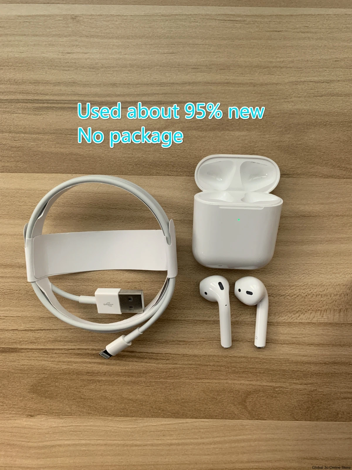Б/у Apple AirPods 2nd с зарядным чехлом Bluetooth наушники беспроводные вкладыши подключение