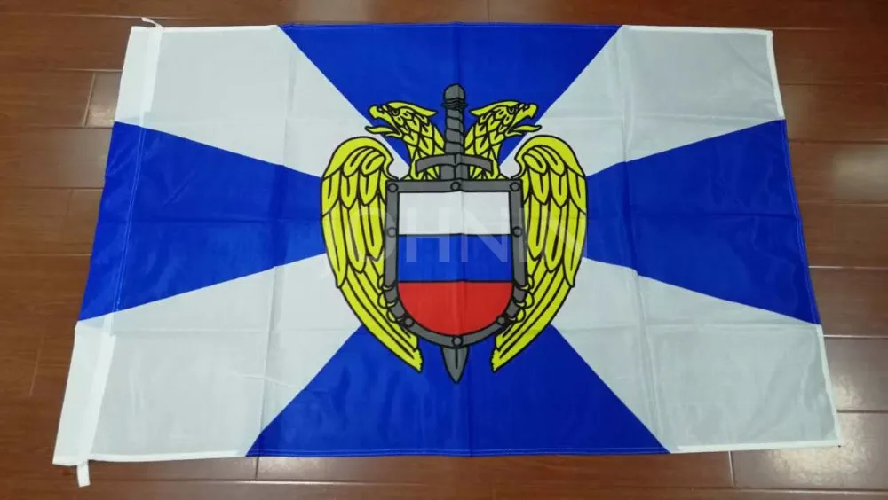 

Вязаный полиэфир 90x135 см Флаг ФК Российской службы безопасности и наоборот