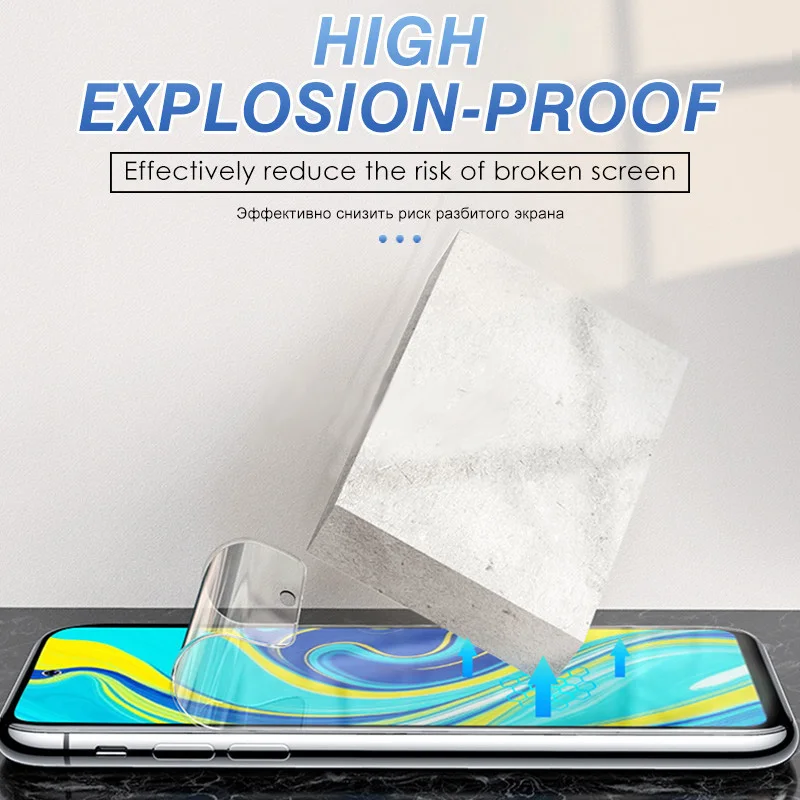 

1-10 pcs, hydrogel film for redmi 9a soft glass protection note 9pro xiaomi redmi note 9 s screen protector note9s redmi9 9c 9a