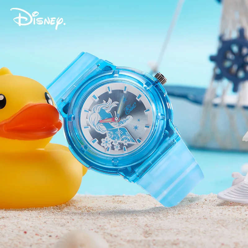 

Детские электронные часы Disney, водонепроницаемые изысканные электронные часы с милым мультяшным принтом «Холодное сердце» для детей дошкол...