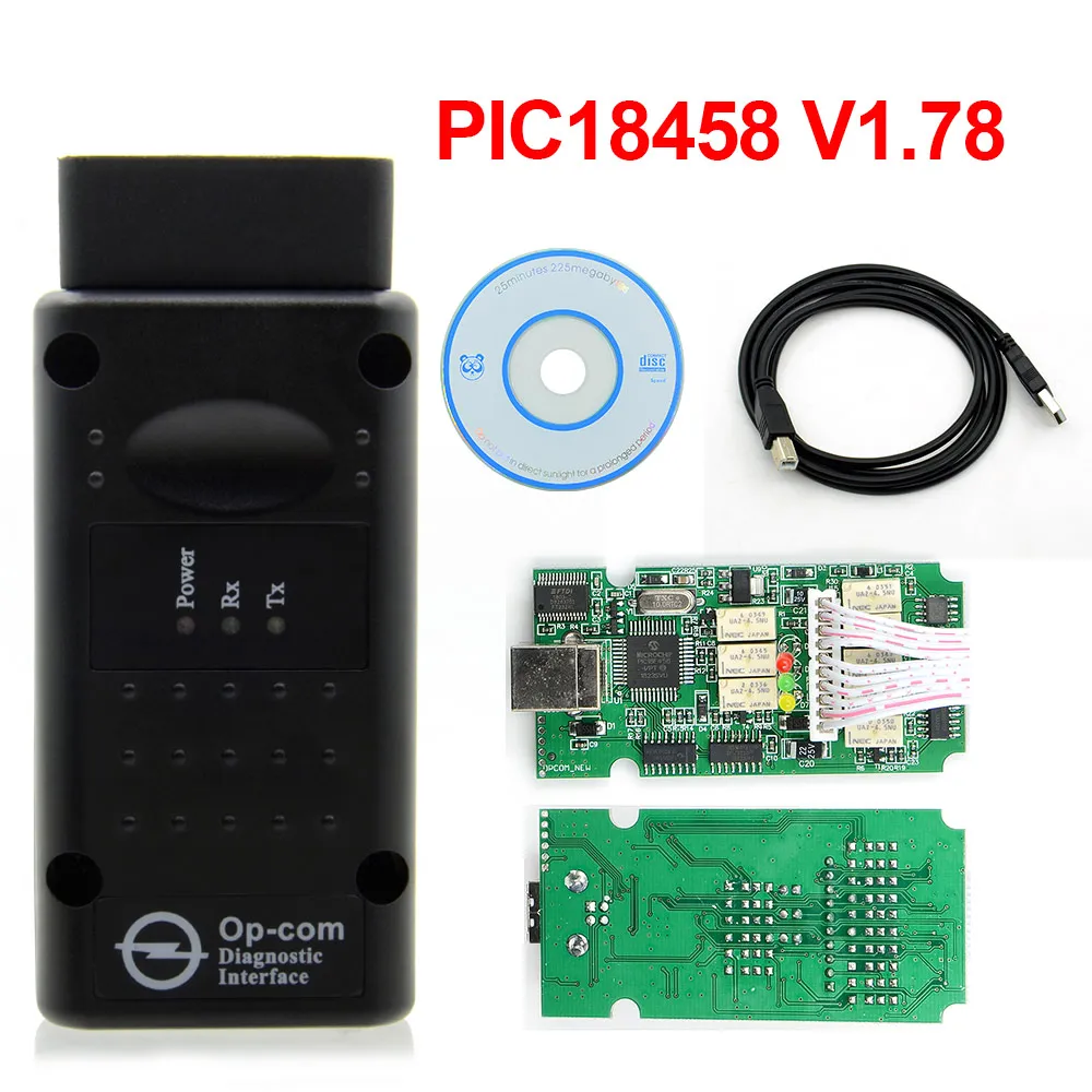 Новинка прошивка OPCOM 1 99 95 78 70 65 OBD2 CAN BUS считыватель кодов для Opel операционная