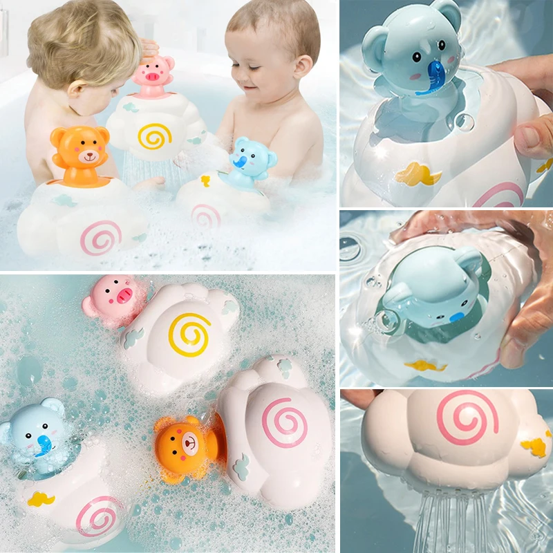 

Детская игрушка для купания, Детский милый спринклер для воды в форме свиньи, спринклер для ванной, Пляжная игрушка для купания в воде, подар...