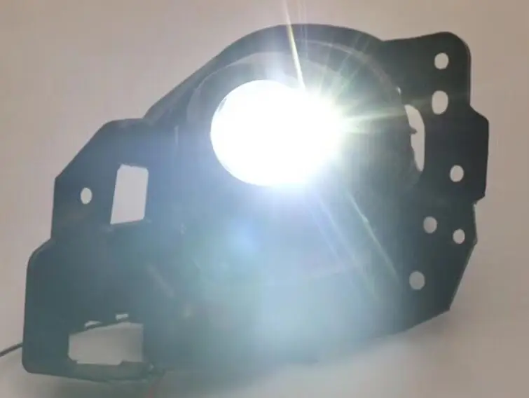 only fog light 2 шт. DRL для Mazda 3 axela 12 В светодиодный автомобиль DRL Вождения Дневные ходовые огни Противотуманные фары с поворотным сигналом стиль реле - Цвет: only fog light