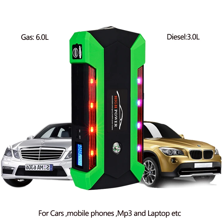 12V 4USB высокое Мощность автомобиля Батарея Зарядное устройство запуска автомобиля Перейти темы Booster Мощность банка комплект для авто пусковое устройство инструменты