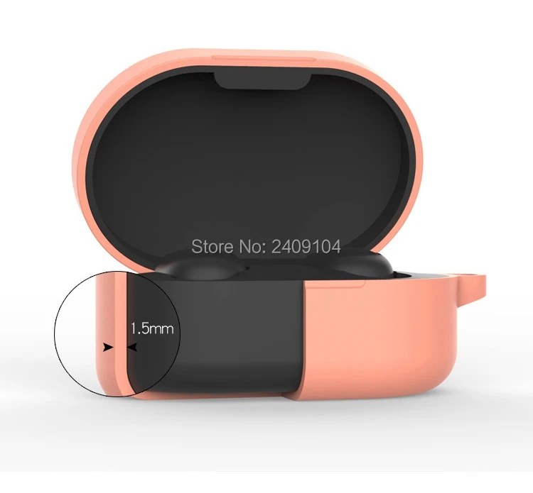 Силиконовый чехол 1000 шт./лот для Redmi Airdots Bluetooth наушников Red mi Air Dots зарядки
