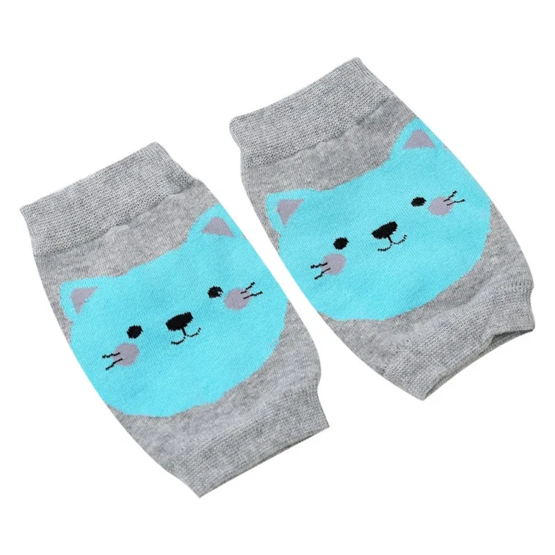 Наколенники для девочек с изображением мультяшного кота противоскользящие